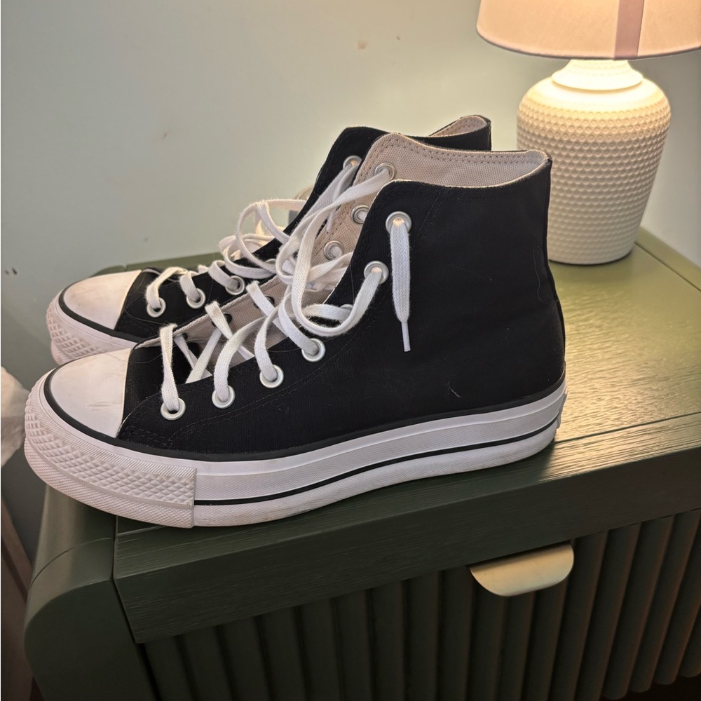Converse Black and White Canvas Sneakers